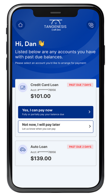 Weeve self-service collections interface